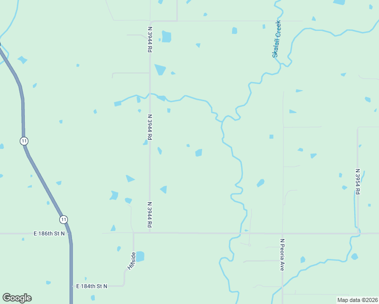 map of restaurants, bars, coffee shops, grocery stores, and more near 40498 North 3944 Road in Skiatook