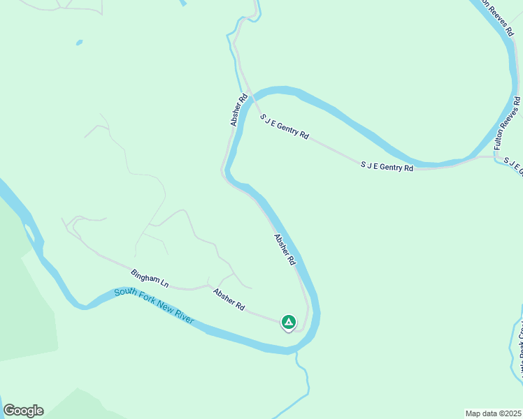 map of restaurants, bars, coffee shops, grocery stores, and more near Absher Road in Laurel Springs