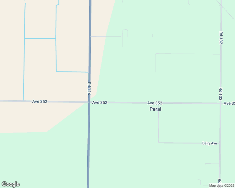 map of restaurants, bars, coffee shops, grocery stores, and more near 12400-12598 Ave 352 in Visalia