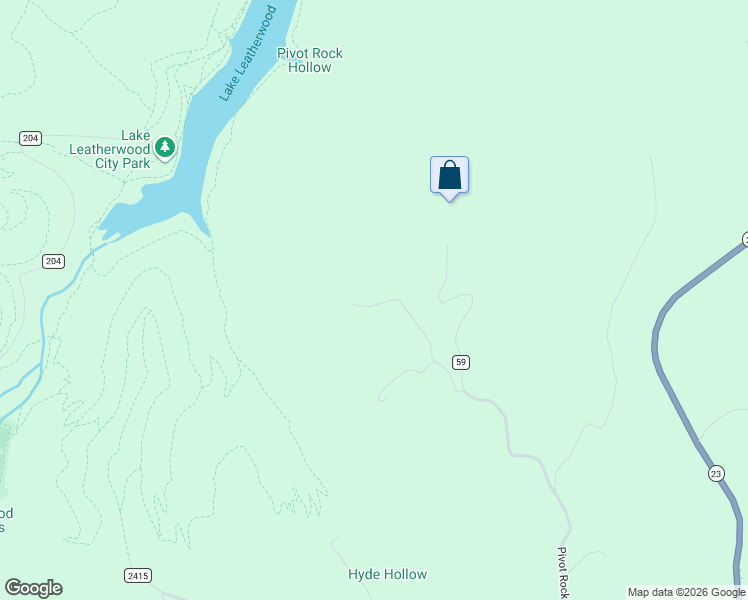 map of restaurants, bars, coffee shops, grocery stores, and more near 400-406 Vista View Road in Eureka Springs