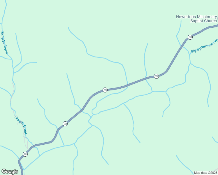 map of restaurants, bars, coffee shops, grocery stores, and more near 1435 State Highway 33 in Tazewell