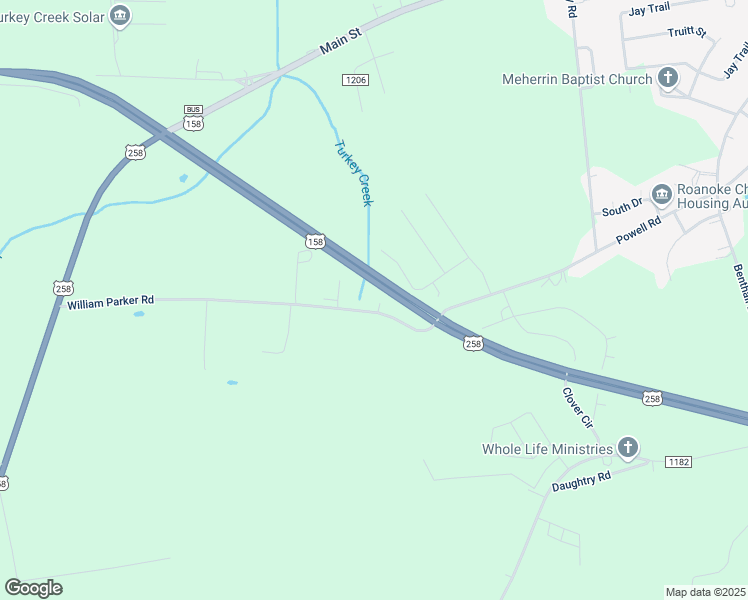 map of restaurants, bars, coffee shops, grocery stores, and more near U.S. 258 in Murfreesboro