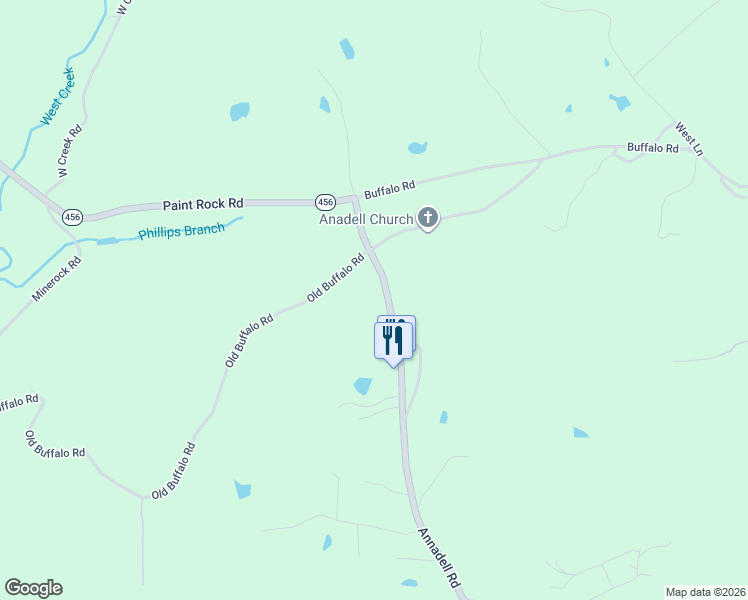 map of restaurants, bars, coffee shops, grocery stores, and more near 2633 Annadell Road in Pioneer