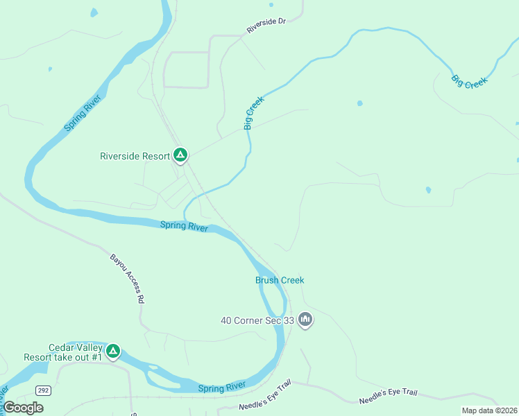 map of restaurants, bars, coffee shops, grocery stores, and more near in Mammoth Spring