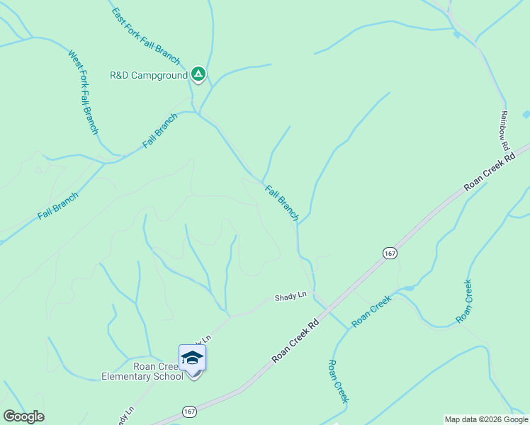 map of restaurants, bars, coffee shops, grocery stores, and more near 253 Mine Ridge Road in Mountain City