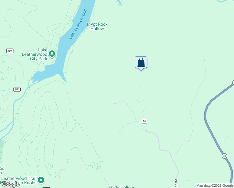 map of restaurants, bars, coffee shops, grocery stores, and more near 400 Vista View Drive in Eureka Springs