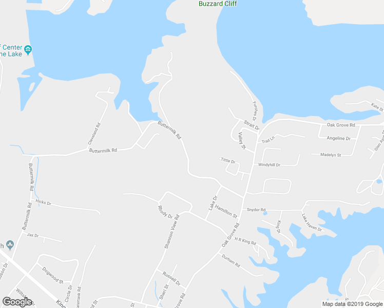 map of restaurants, bars, coffee shops, grocery stores, and more near 377 Buttermilk Road in Gray