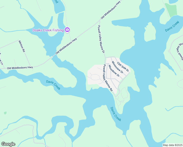 map of restaurants, bars, coffee shops, grocery stores, and more near 194 Bow Point Road in LaFollette