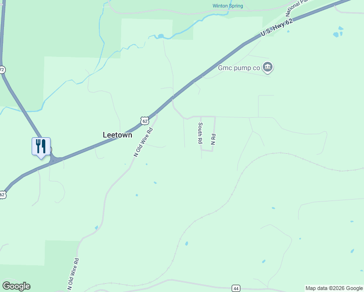 map of restaurants, bars, coffee shops, grocery stores, and more near 13867 South Ridge Road in Garfield