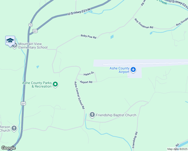 map of restaurants, bars, coffee shops, grocery stores, and more near 161 Hales Drive in Jefferson