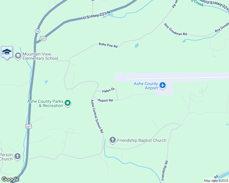 map of restaurants, bars, coffee shops, grocery stores, and more near 161 Hales Drive in Jefferson