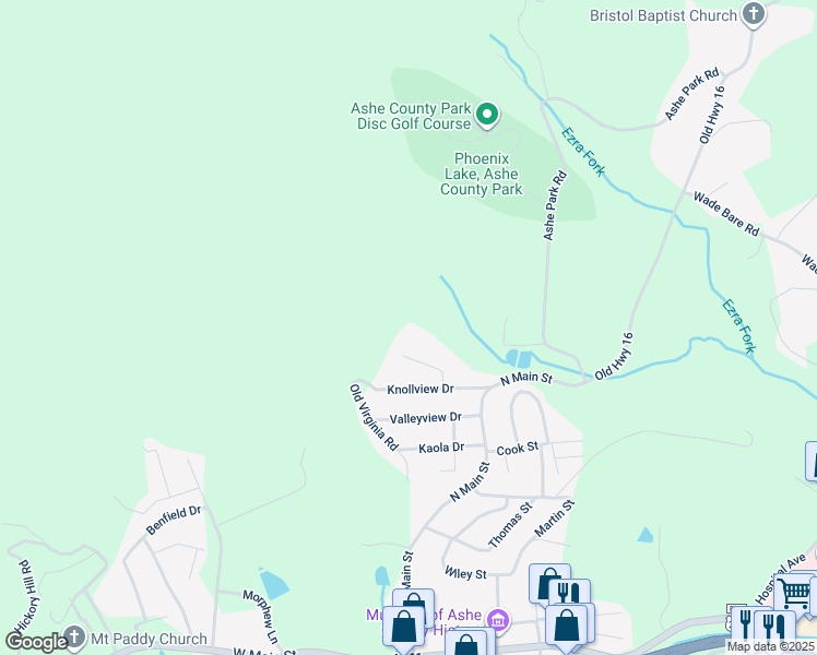 map of restaurants, bars, coffee shops, grocery stores, and more near 168 Hilltop Acres in Jefferson