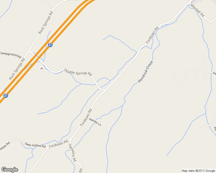 map of restaurants, bars, coffee shops, grocery stores, and more near 2226 Fordtown Road in Jonesborough