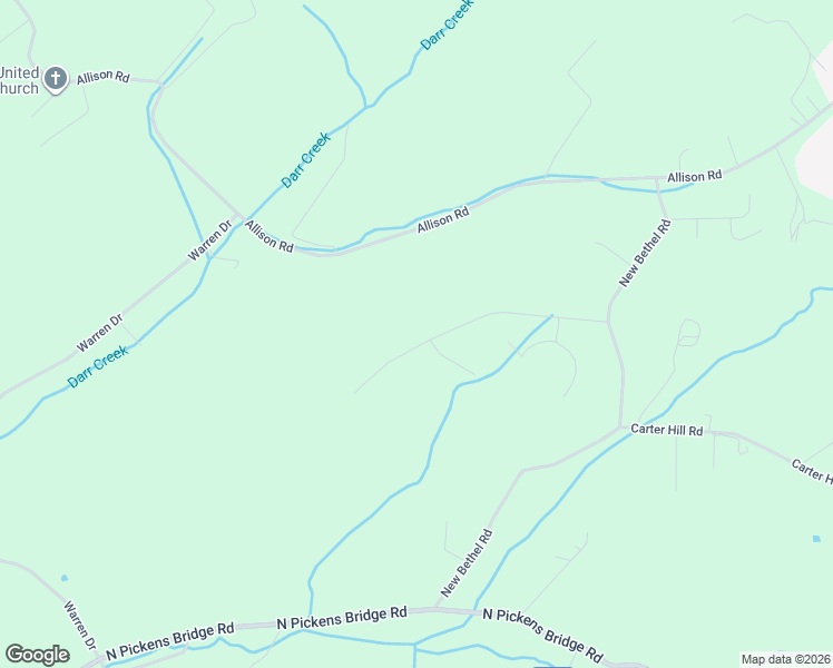map of restaurants, bars, coffee shops, grocery stores, and more near 135 Allison Timbers Road in Piney Flats