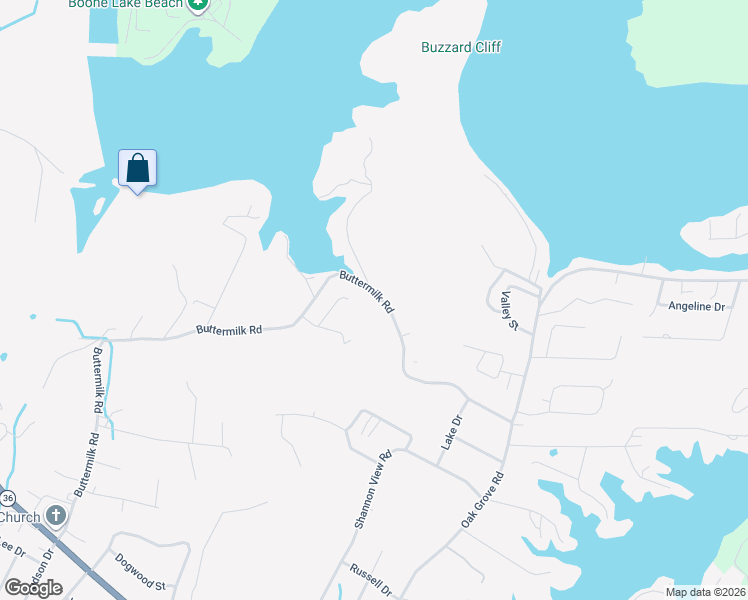 map of restaurants, bars, coffee shops, grocery stores, and more near 350 Buttermilk Road in Gray