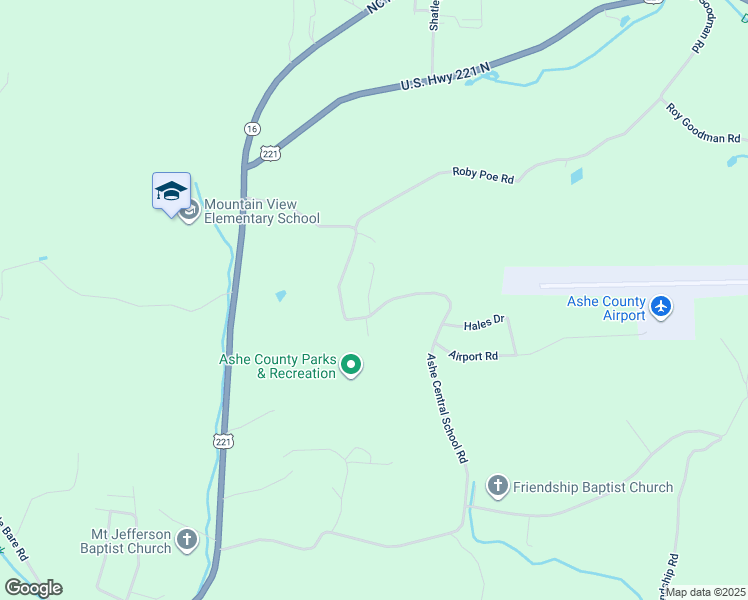 map of restaurants, bars, coffee shops, grocery stores, and more near 134 Martin Way in Jefferson