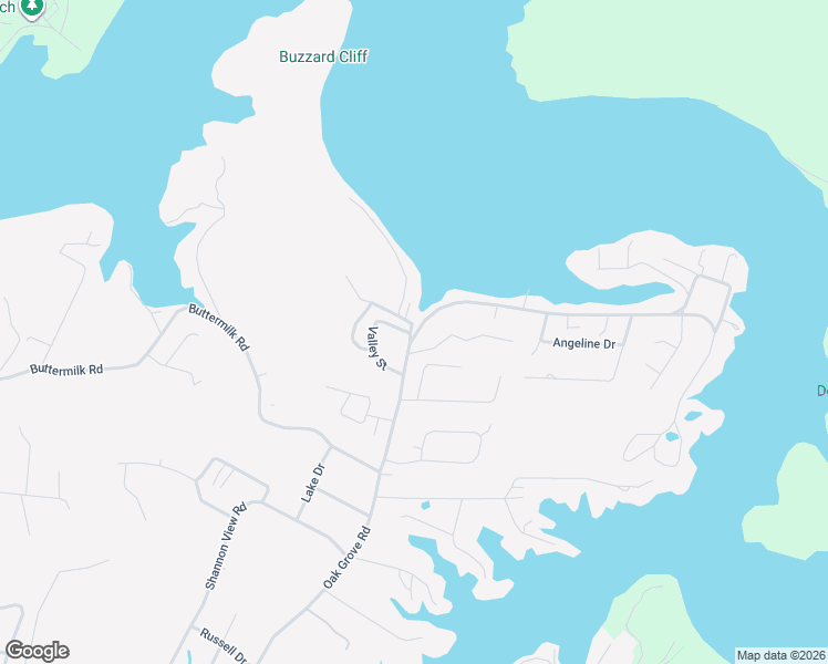 map of restaurants, bars, coffee shops, grocery stores, and more near 610 Oak Grove Road in Johnson City