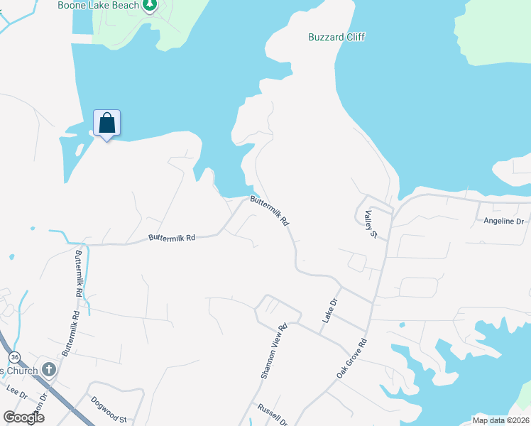 map of restaurants, bars, coffee shops, grocery stores, and more near 350 Buttermilk Road in Gray