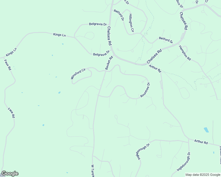 map of restaurants, bars, coffee shops, grocery stores, and more near 5 Camworth Lane in Bella Vista