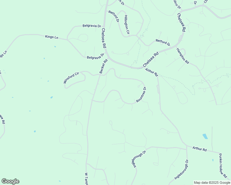 map of restaurants, bars, coffee shops, grocery stores, and more near 5 Camworth Lane in Bella Vista