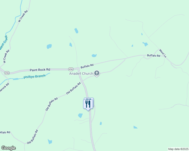 map of restaurants, bars, coffee shops, grocery stores, and more near 156 Annadell Church Road in Oneida