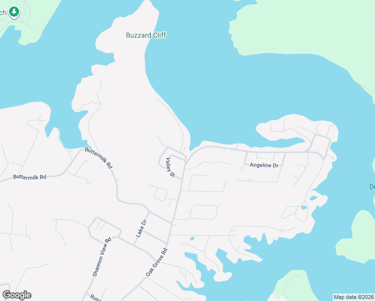 map of restaurants, bars, coffee shops, grocery stores, and more near 610 Oak Grove Road in Johnson City