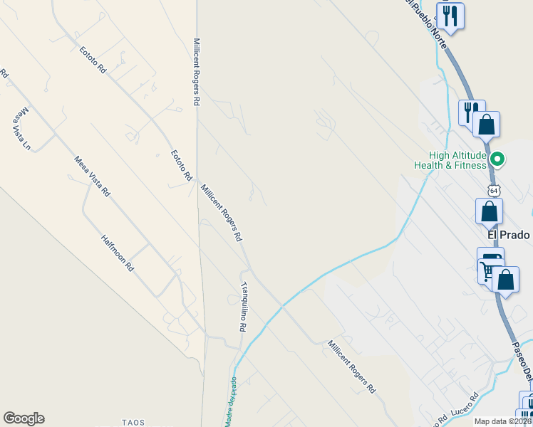 map of restaurants, bars, coffee shops, grocery stores, and more near 8 Painter Road in El Prado