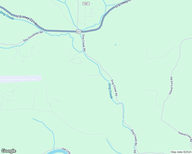 map of restaurants, bars, coffee shops, grocery stores, and more near 530 Dog Creek Road in Crumpler