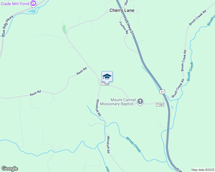 map of restaurants, bars, coffee shops, grocery stores, and more near in Glade Valley