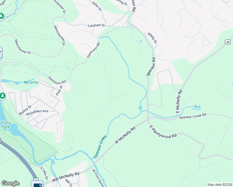 map of restaurants, bars, coffee shops, grocery stores, and more near 13844 Spring Road in Bentonville