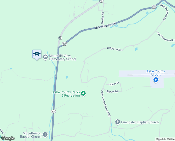 map of restaurants, bars, coffee shops, grocery stores, and more near 209 Martin Way in Jefferson