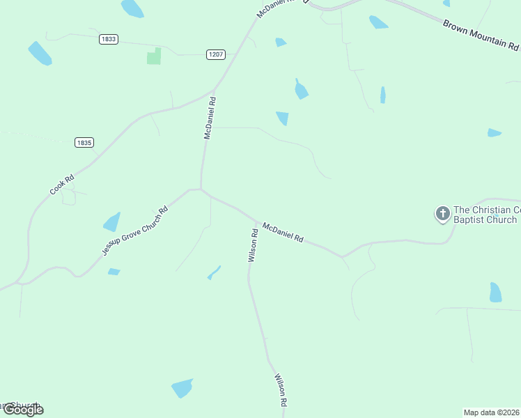 map of restaurants, bars, coffee shops, grocery stores, and more near 1506 McDaniel Road in Pilot Mountain