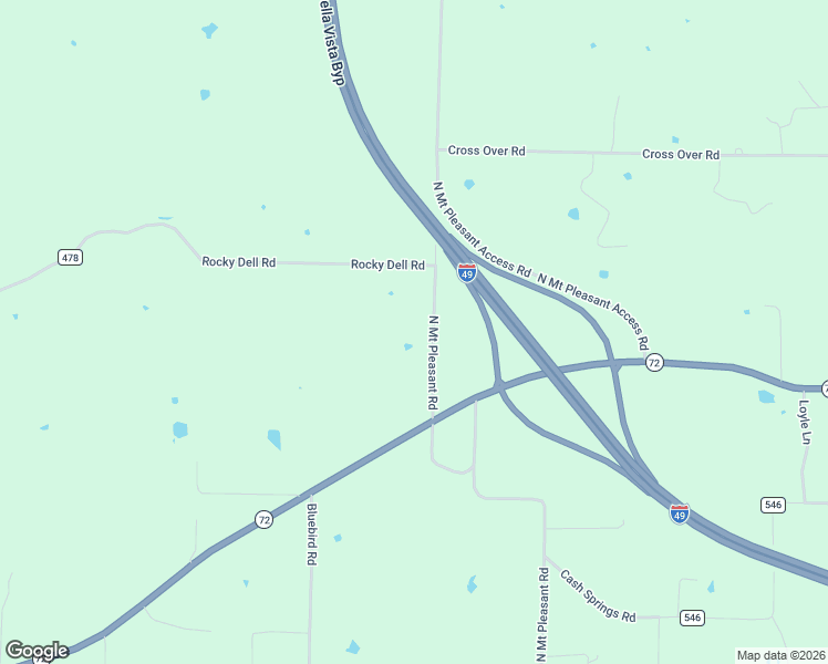 map of restaurants, bars, coffee shops, grocery stores, and more near 13693 North Mount Pleasant Road in Gravette