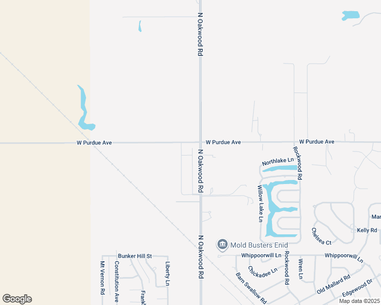 map of restaurants, bars, coffee shops, grocery stores, and more near 3825 Plantation Drive in Enid