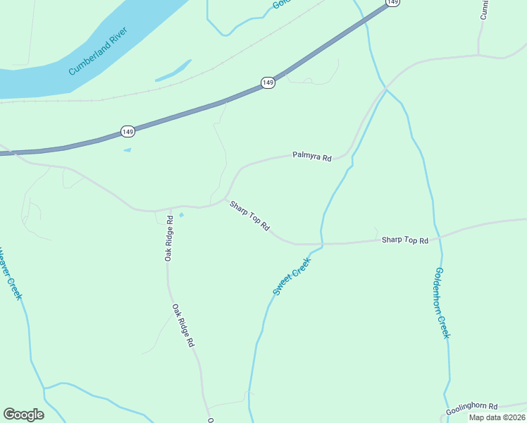 map of restaurants, bars, coffee shops, grocery stores, and more near 2971 Sharp Top Road in Palmyra