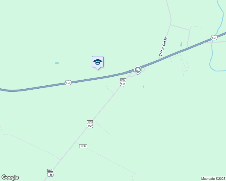 map of restaurants, bars, coffee shops, grocery stores, and more near 45 US Highway 158 Business West in Gatesville