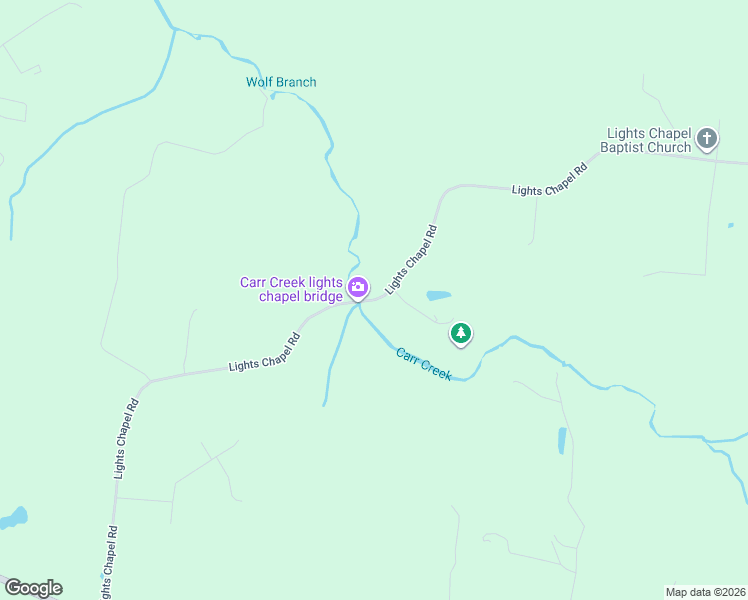 map of restaurants, bars, coffee shops, grocery stores, and more near 2600 Lights Chapel Road in Greenbrier
