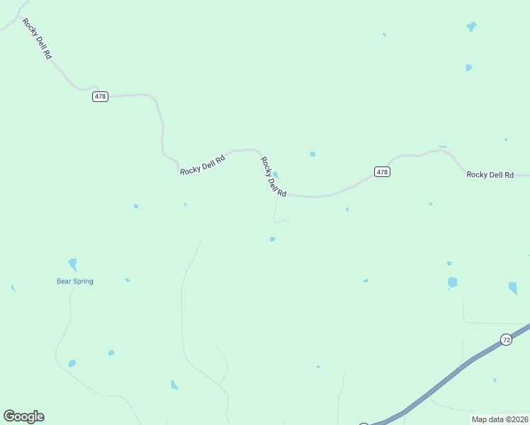 map of restaurants, bars, coffee shops, grocery stores, and more near 16453 Rocky Dell Road in Gravette