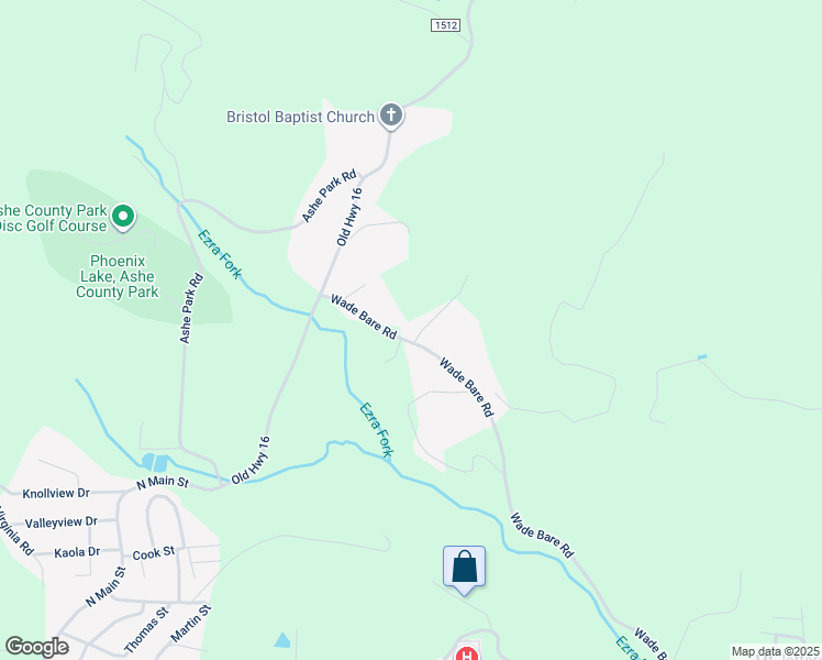 map of restaurants, bars, coffee shops, grocery stores, and more near 123 Bower Calloway Road in Jefferson