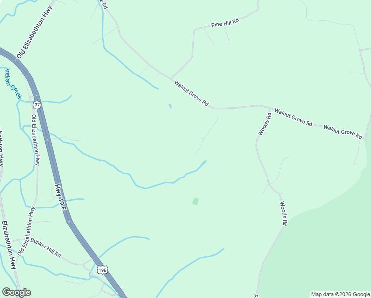 map of restaurants, bars, coffee shops, grocery stores, and more near 394 Worley Vance Road in Bluff City