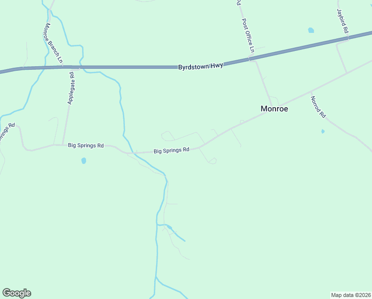 map of restaurants, bars, coffee shops, grocery stores, and more near 470 Big Springs Road in Overton