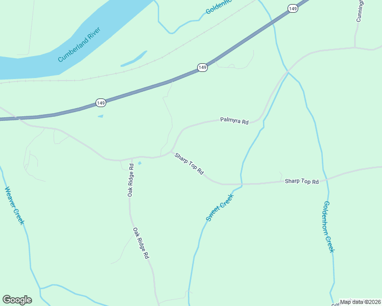 map of restaurants, bars, coffee shops, grocery stores, and more near 2971 Sharp Top Road in Palmyra