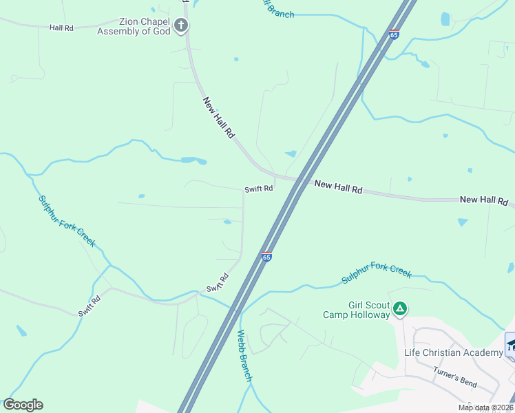 map of restaurants, bars, coffee shops, grocery stores, and more near 7560 Swift Road in Greenbrier
