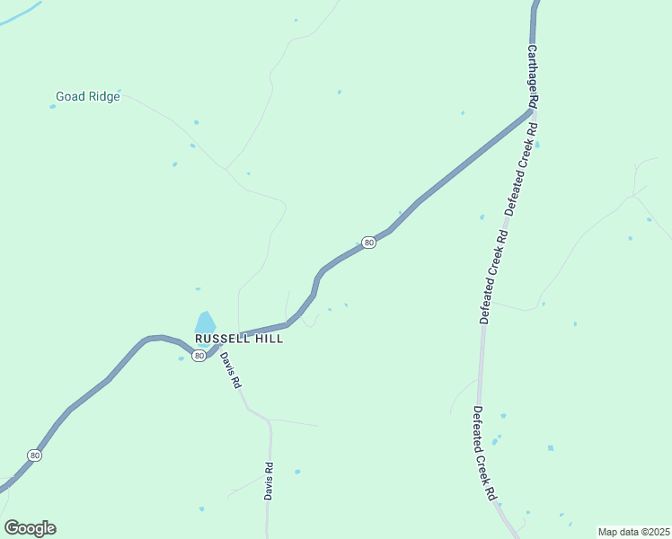 map of restaurants, bars, coffee shops, grocery stores, and more near 6607 Carthage Road in Pleasant Shade