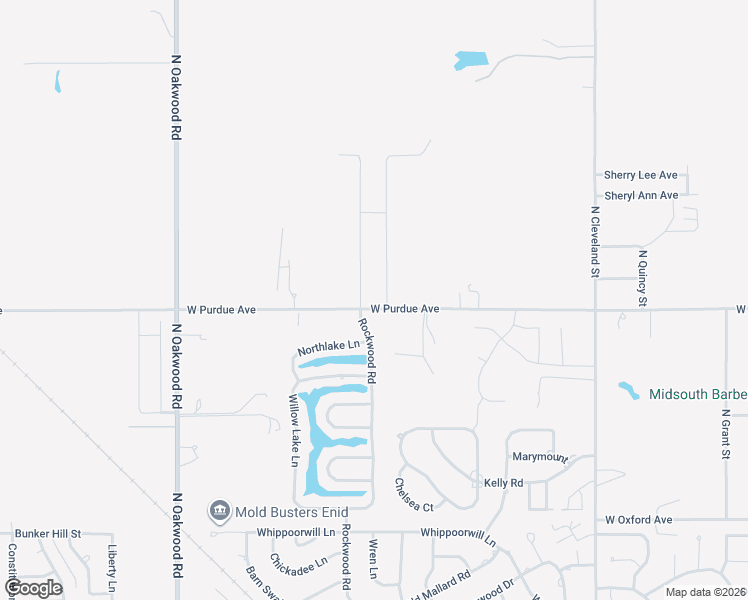 map of restaurants, bars, coffee shops, grocery stores, and more near 4013 Unruh Drive in Enid
