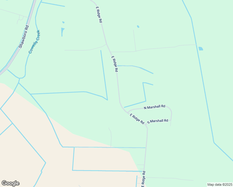 map of restaurants, bars, coffee shops, grocery stores, and more near 398 East Ridge Road in Shawboro