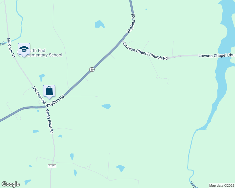 map of restaurants, bars, coffee shops, grocery stores, and more near 4700 Virgilina Road in Roxboro