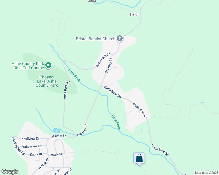 map of restaurants, bars, coffee shops, grocery stores, and more near 1588 Wade Bare Road in Jefferson