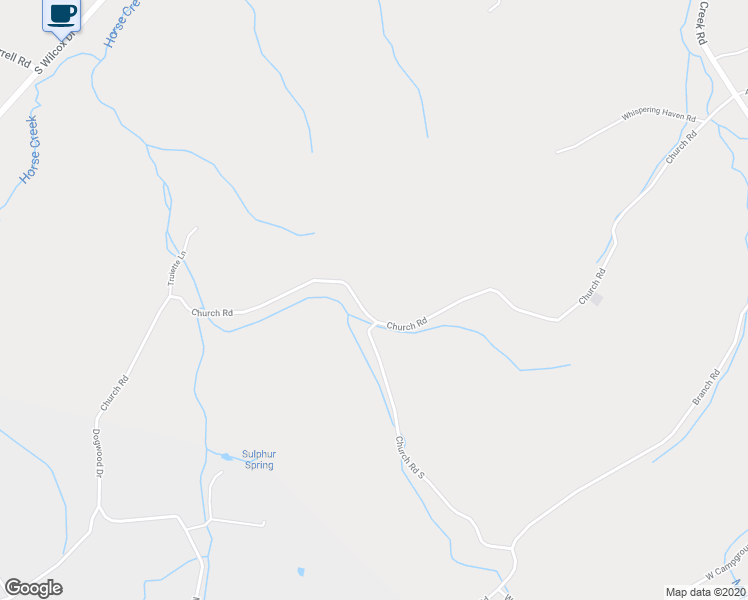 map of restaurants, bars, coffee shops, grocery stores, and more near 744 Church Road in Fall Branch