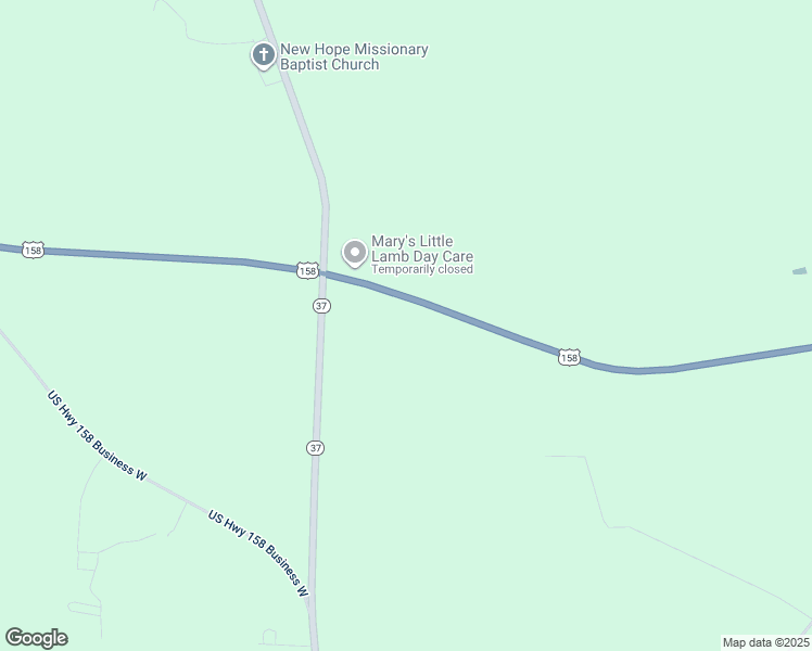 map of restaurants, bars, coffee shops, grocery stores, and more near 668 U.S Highway 158 West in Gates